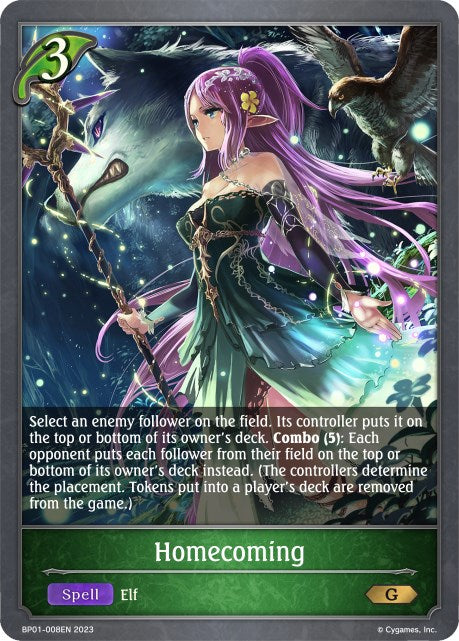 Homecoming [BP01 - BP01-008EN] - BP01: Advent of Genesis