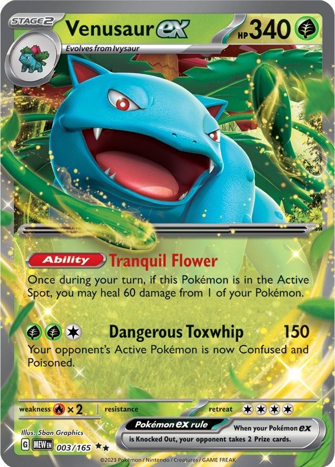 Venusaur ex - 003/165 [MEW - 003/165] - SV: Scarlatto e Violetto 151