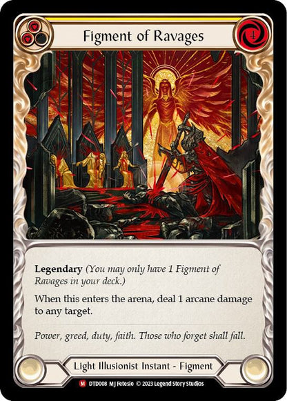 Figment of Ravages // Sekem, Archangel of Ravages (Back)