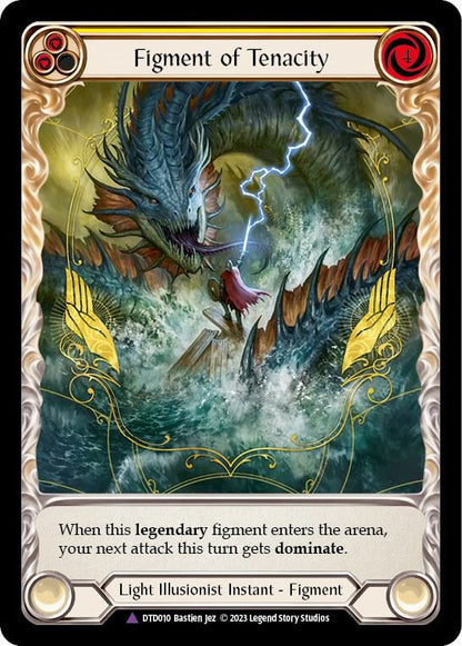 Figment of Tenacity // Metis, Archangel of Tenacity (Marvel) (Back)