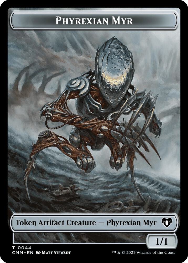 Eldrazi // Phyrexian Myr Double-Sided Token (Back)