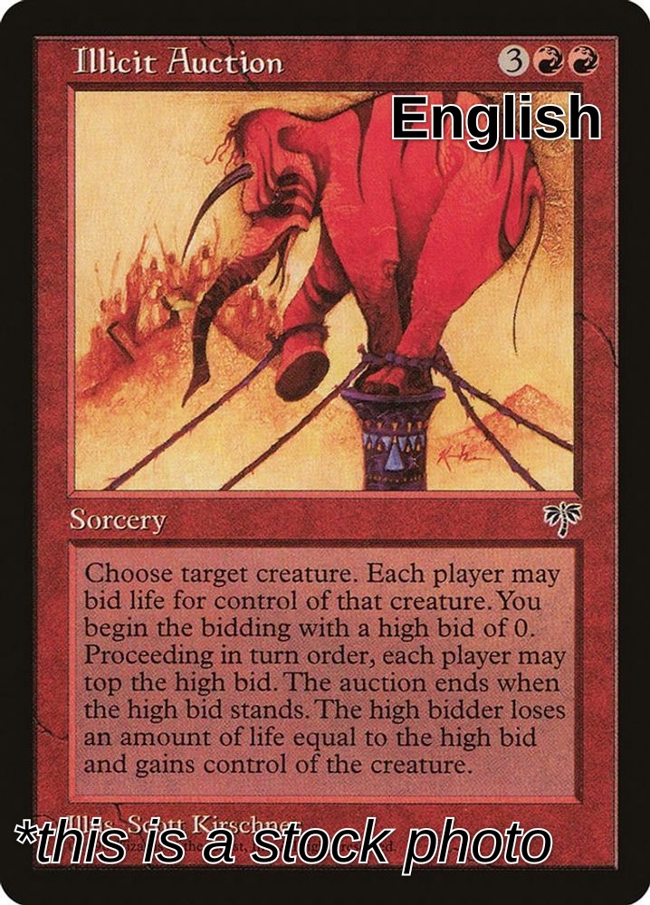 Illicit Auction