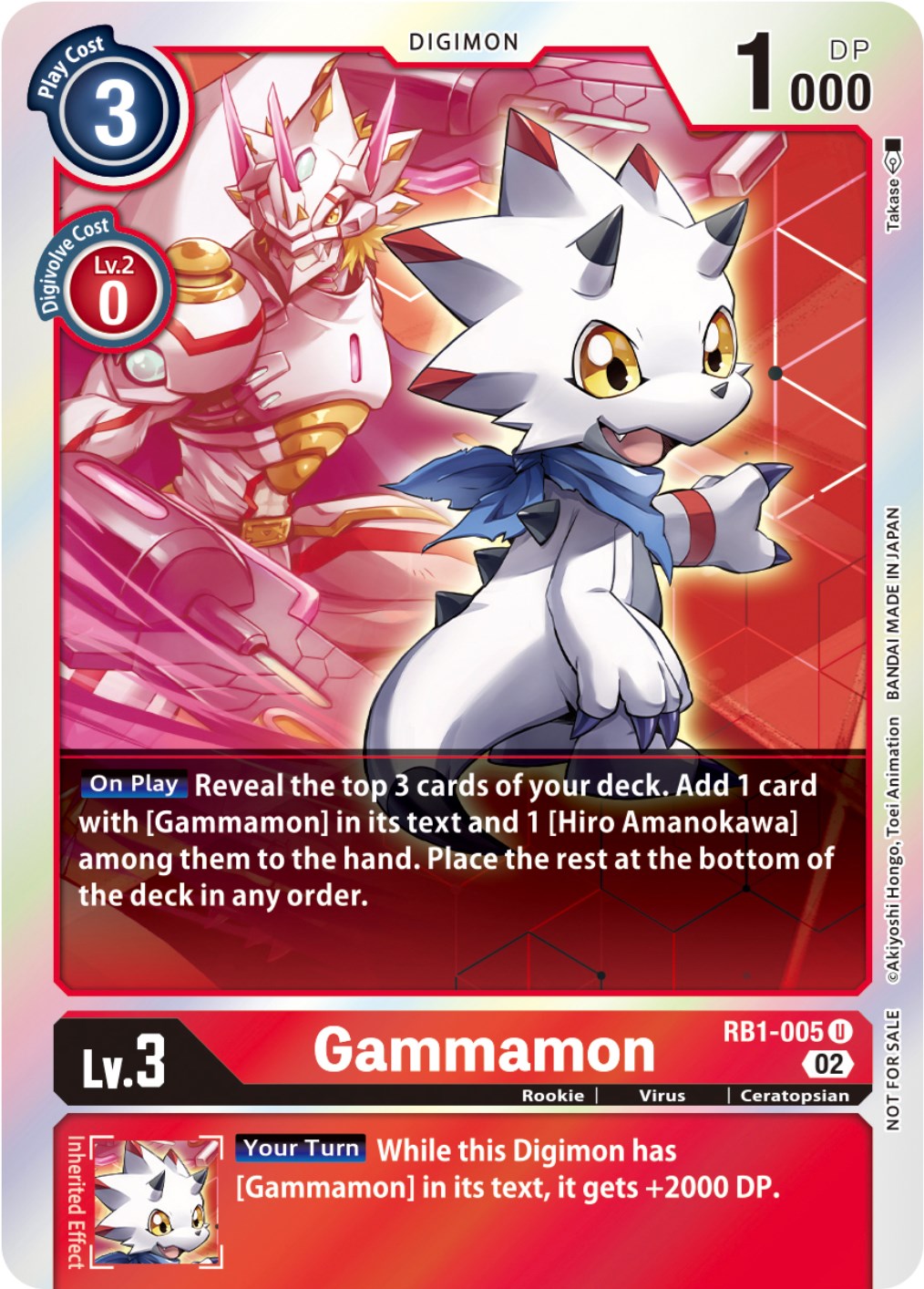 Gammamon - RB1-005 (Resurgence Booster Box Promotion Pack)
