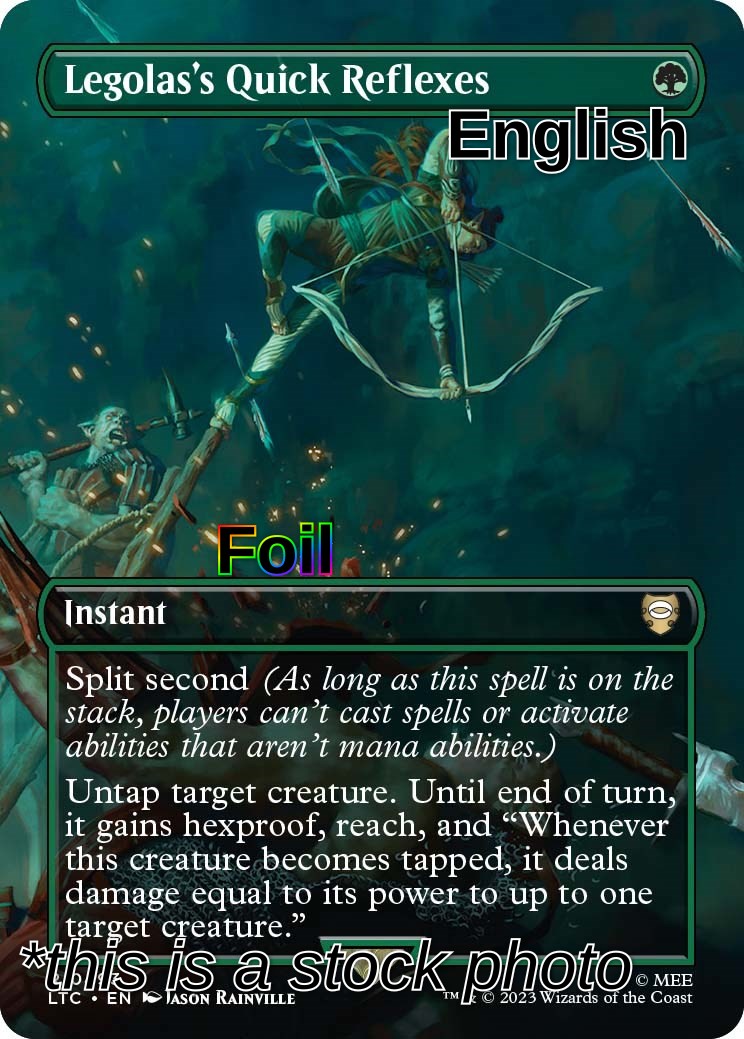 Legolas's Quick Reflexes (Borderless)