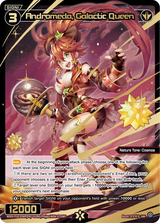 Andromeda, Galactic Queen (SRP) [WXDi-P10 - WXDi-P10-036P[EN] - Super Rare Parallel] - Prismatic Diva