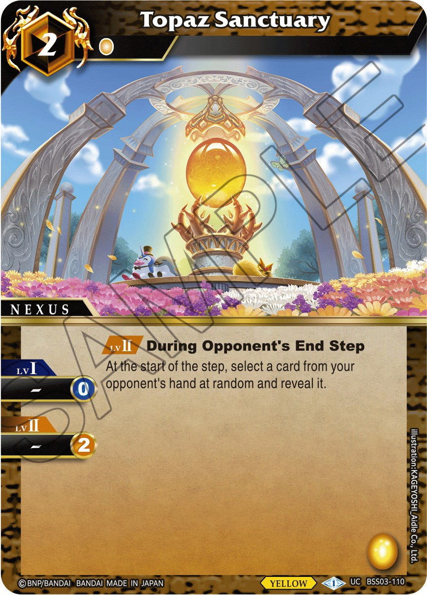 Topaz Sanctuary [BSS03 - BSS03-110]