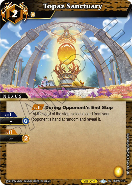 Topaz Sanctuary [BSS03 - BSS03-110]