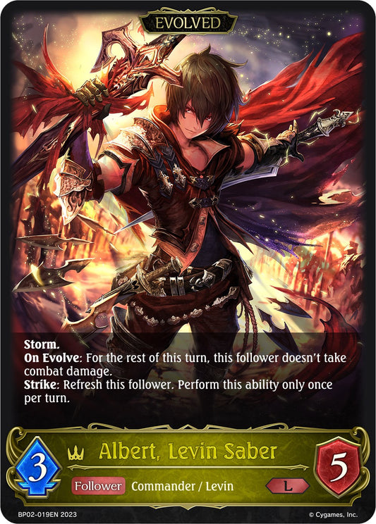 Albert, Levin Saber (Evolved) [BP02 - BP02-019EN]