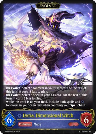 Daria, Dimensional Witch (BP02-036EN) [Reign of Bahamut]