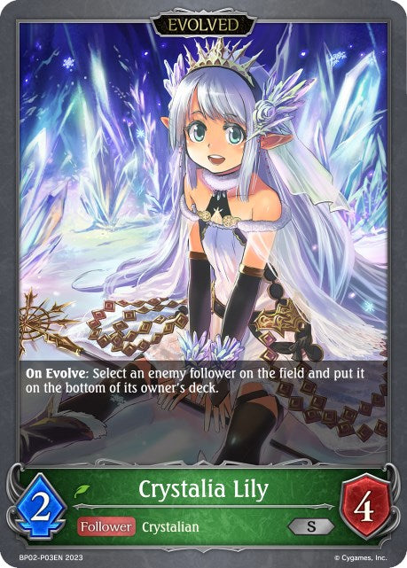 Crystalia Lily (Evolved) - P03EN (Foil) [BP02 - BP02-P03EN]