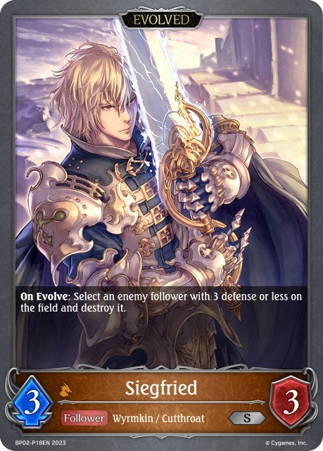 Siegfried (Evolved) - P18EN (Foil) [BP02 - BP02-P18EN]