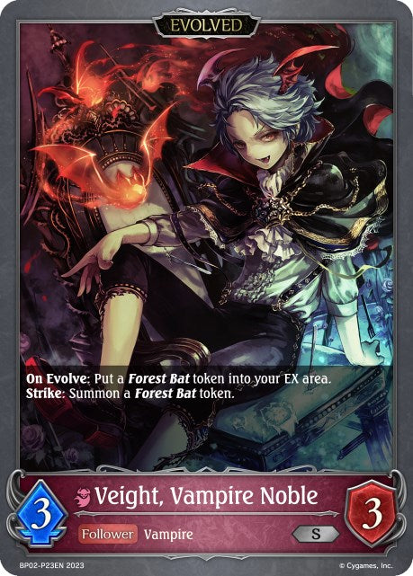 Veight, Vampire Noble (Evolved) - P23EN (Foil) [BP02 - BP02-P23EN]