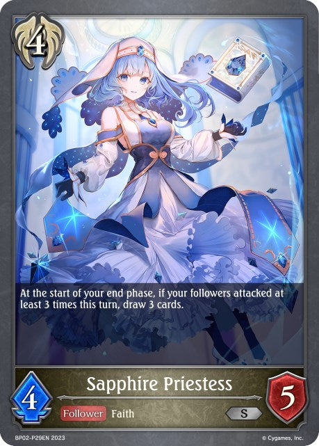Sapphire Priestess - P29EN (Foil) [BP02 - BP02-P29EN]