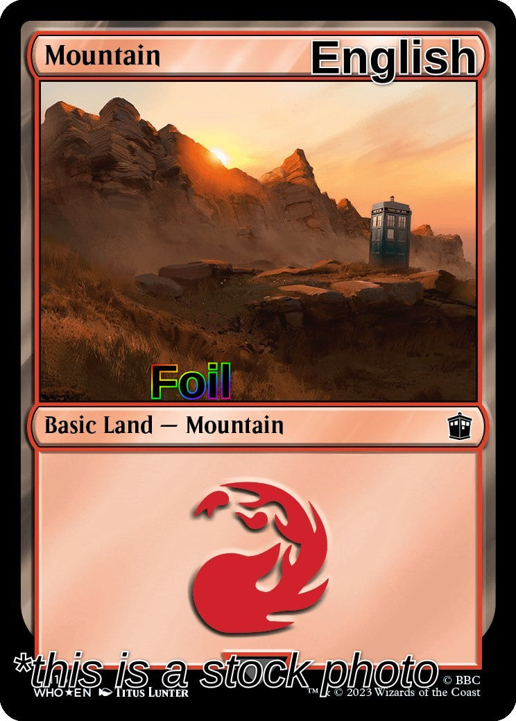 Mountain (1162) (Surge Foil)