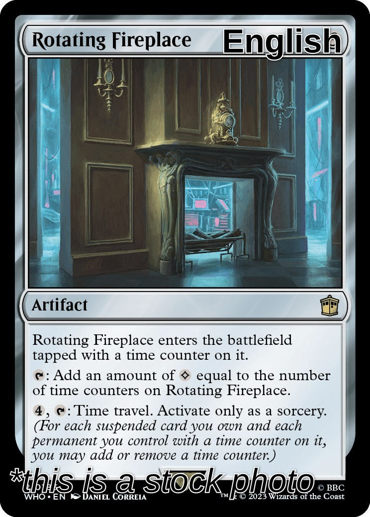 Rotating Fireplace