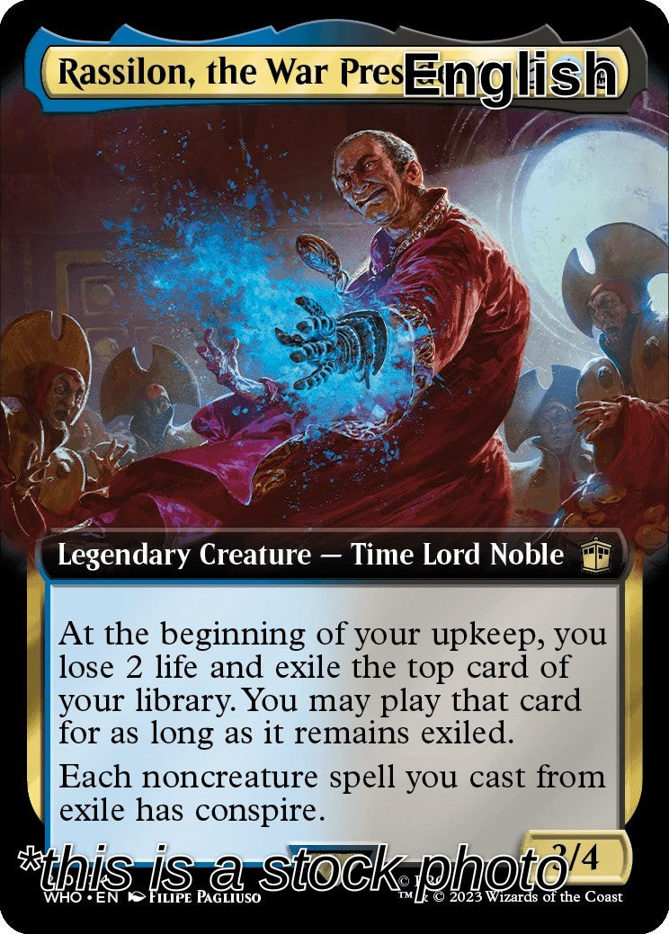 Rassilon, the War President (Extended Art)