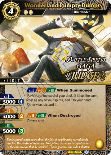 Wonderland Pumpty Dumpty (Judge Pack Vol. 3) [LEP - BSS03-034]