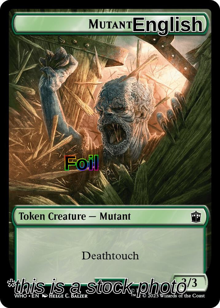 Alien Angel // Mutant Double-Sided Token (Back)