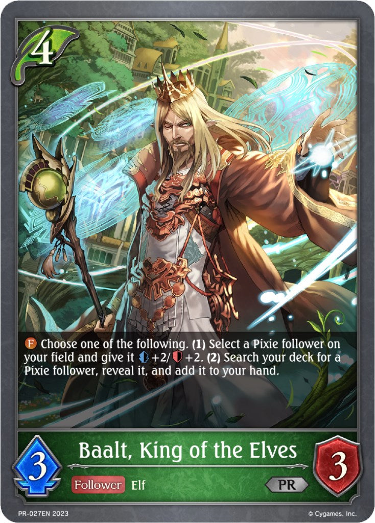 Baalt, roi des Elfes [SVPR - PR-027EN] - Cartes promotionnelles Shadowverse: Evolve