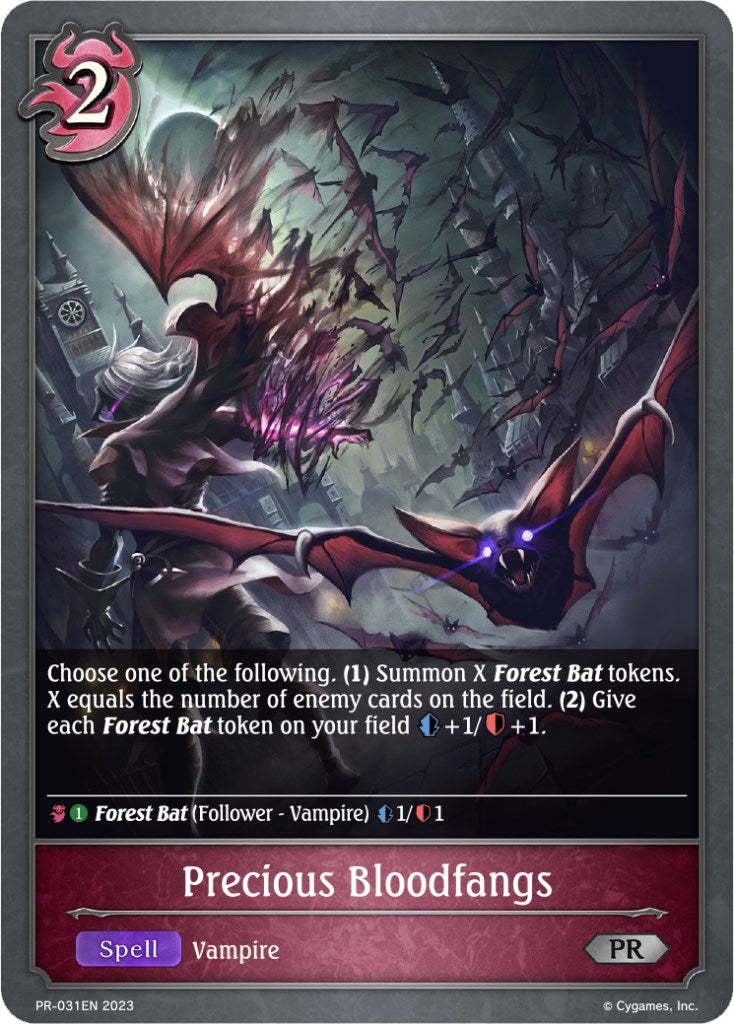 Precious Bloodfangs (PR-031EN) [Promotional Cards]