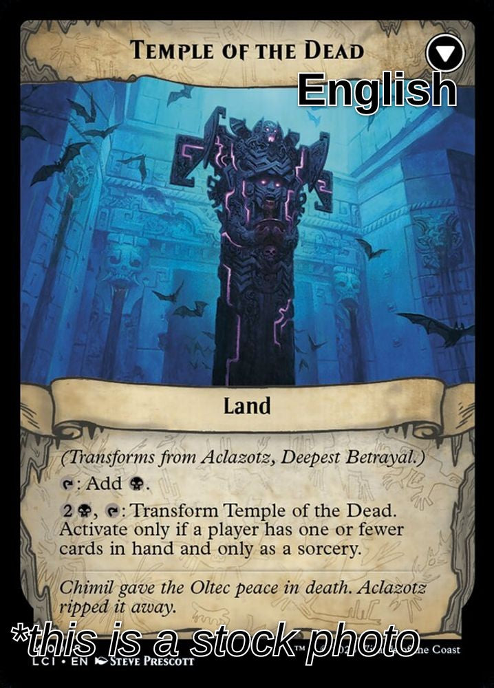 Aclazotz, Deepest Betrayal (Back)