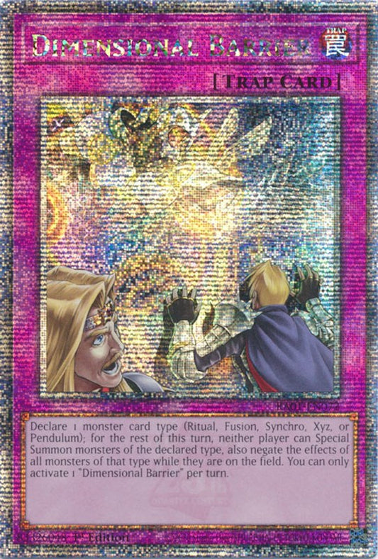 Dimensional Barrier (Quarter Century Secret Rare)
