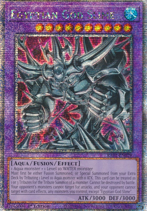 Egyptian God Slime (Quarter Century Secret Rare)