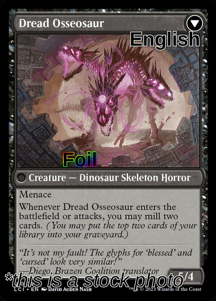 Visage of Dread (Back)
