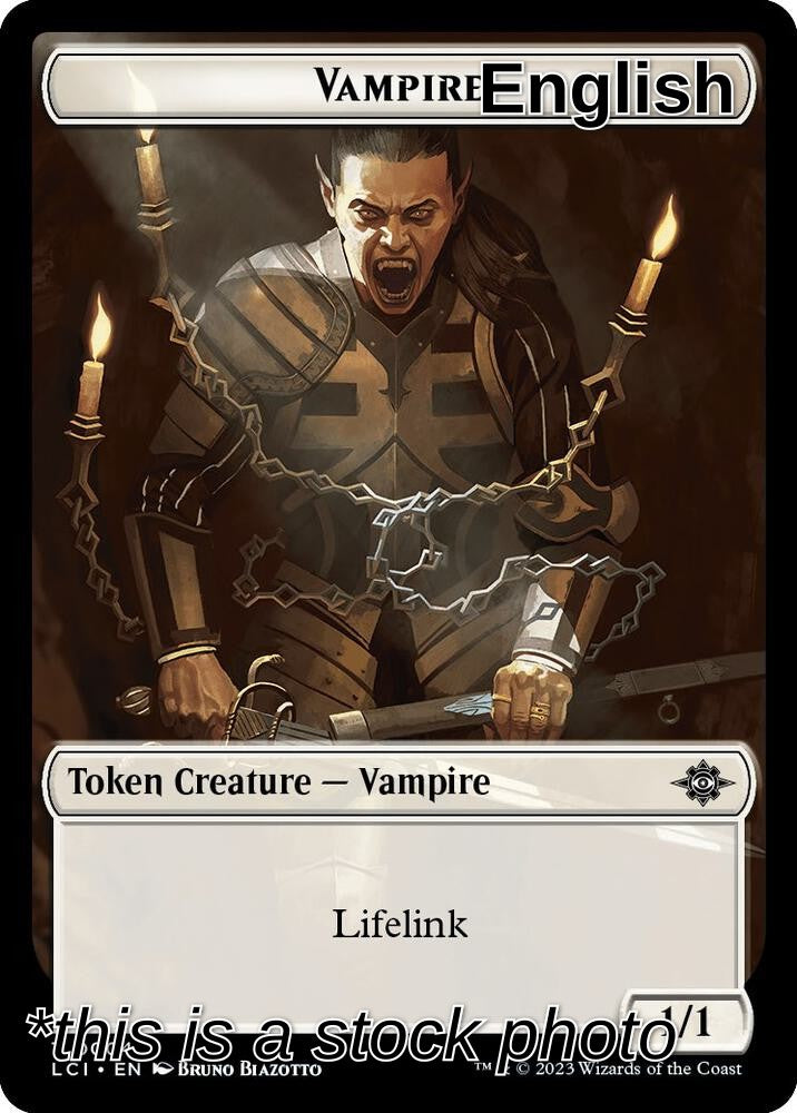 Emblem - Sorin, Lord of Innistrad // Vampire (0004) Double-Sided Token (Back)