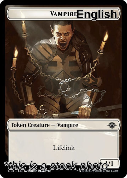 Emblem - Sorin, Lord of Innistrad // Vampire (0004) Double-Sided Token (Back)