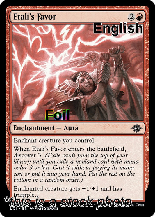 Etali's Favor