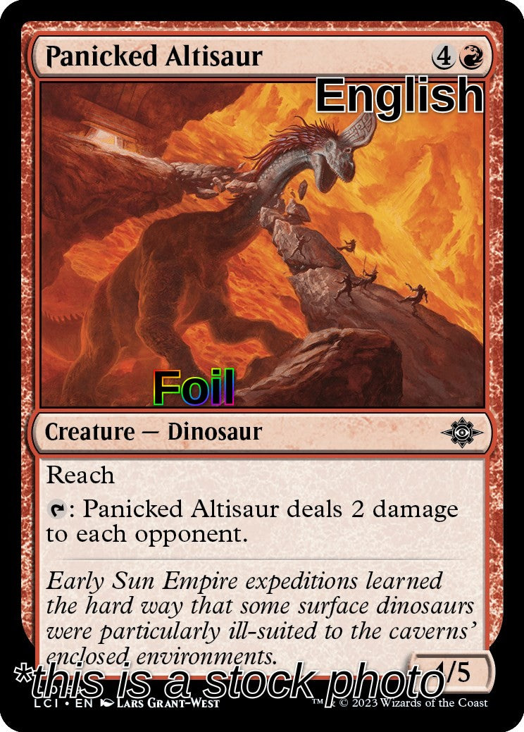 Panicked Altisaur