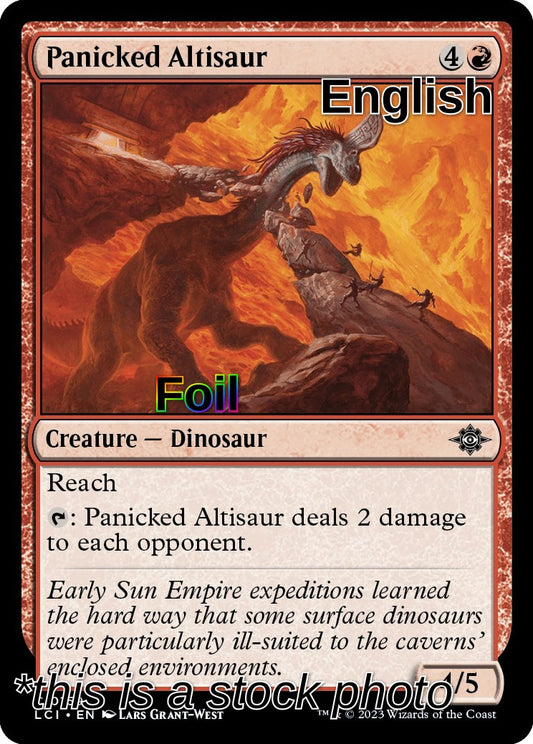 Panicked Altisaur