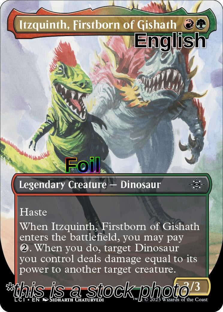 Itzquinth, Firstborn of Gishath (Borderless)