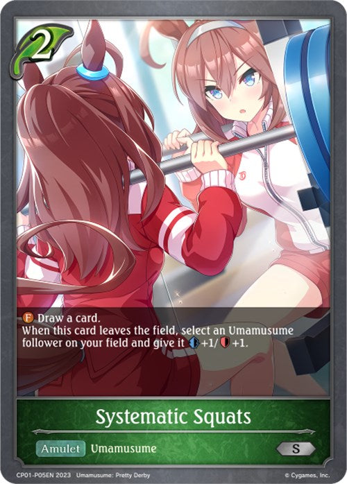 Squats systématiques - P05EN (Foil) [CP01 - CP01-P05EN] - CP01: Umamusume: Pretty Derby