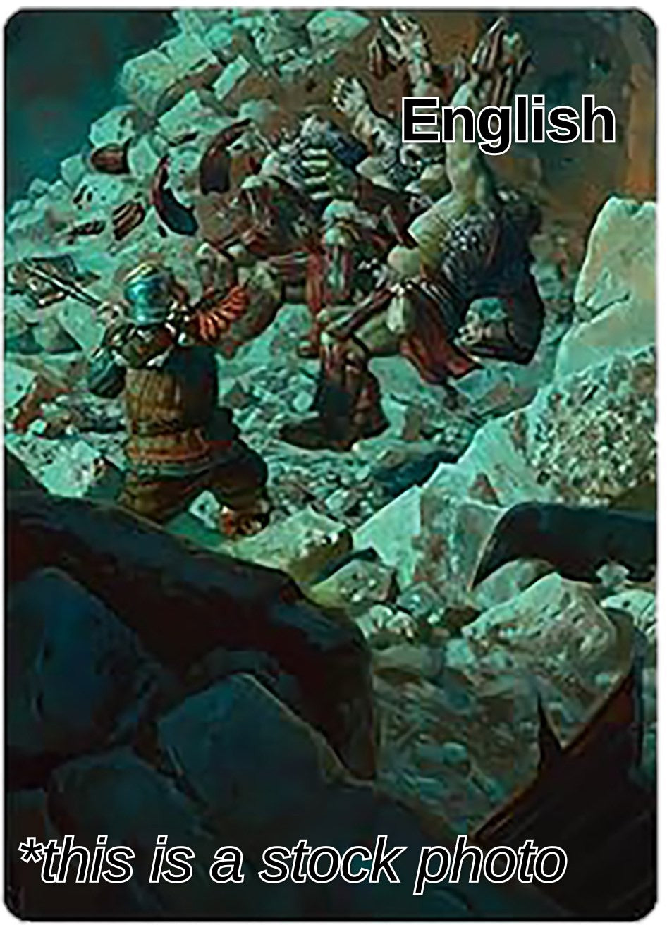 Gimli's Reckless Might Art Card