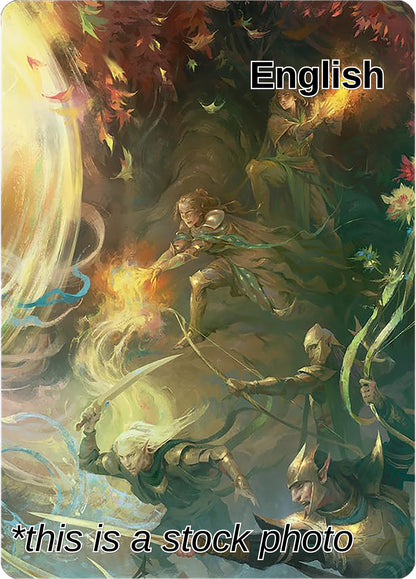 Rally the Galadhrim Art Card