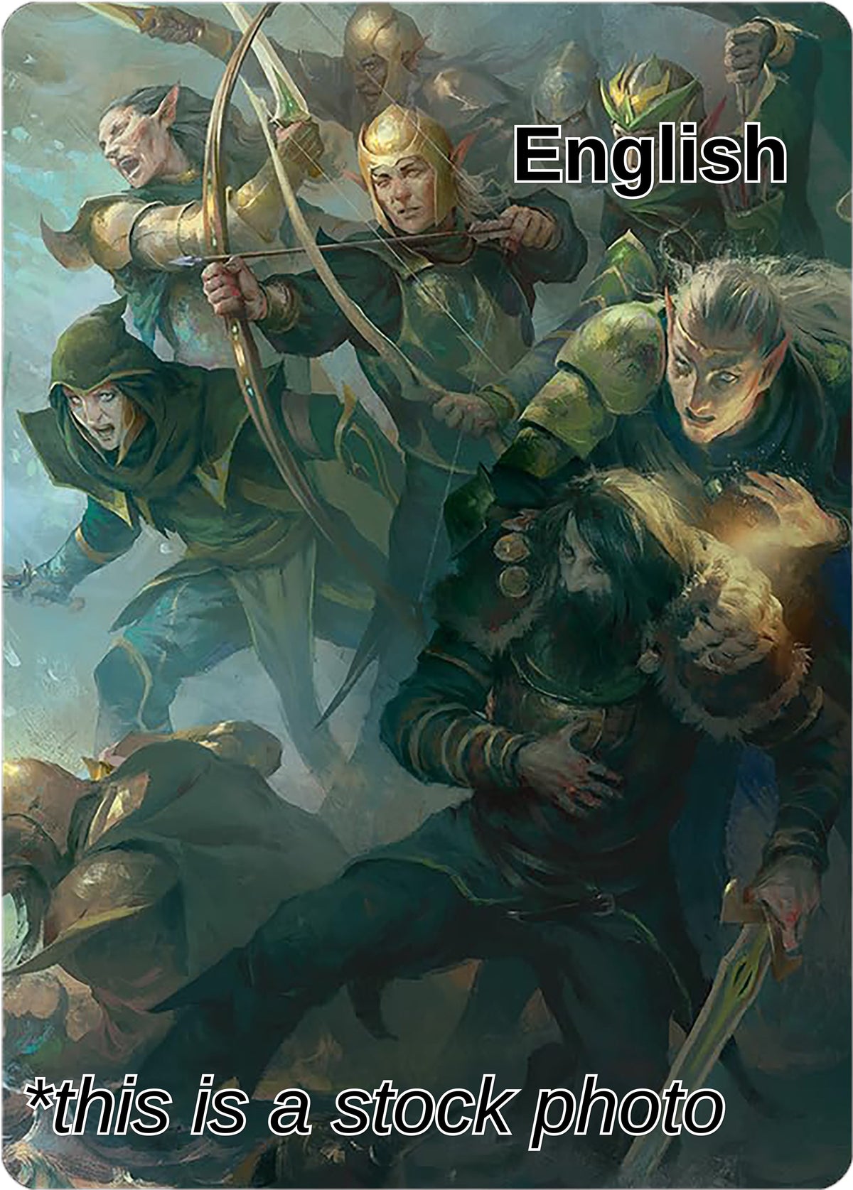 Galadhrim Brigade Art Card