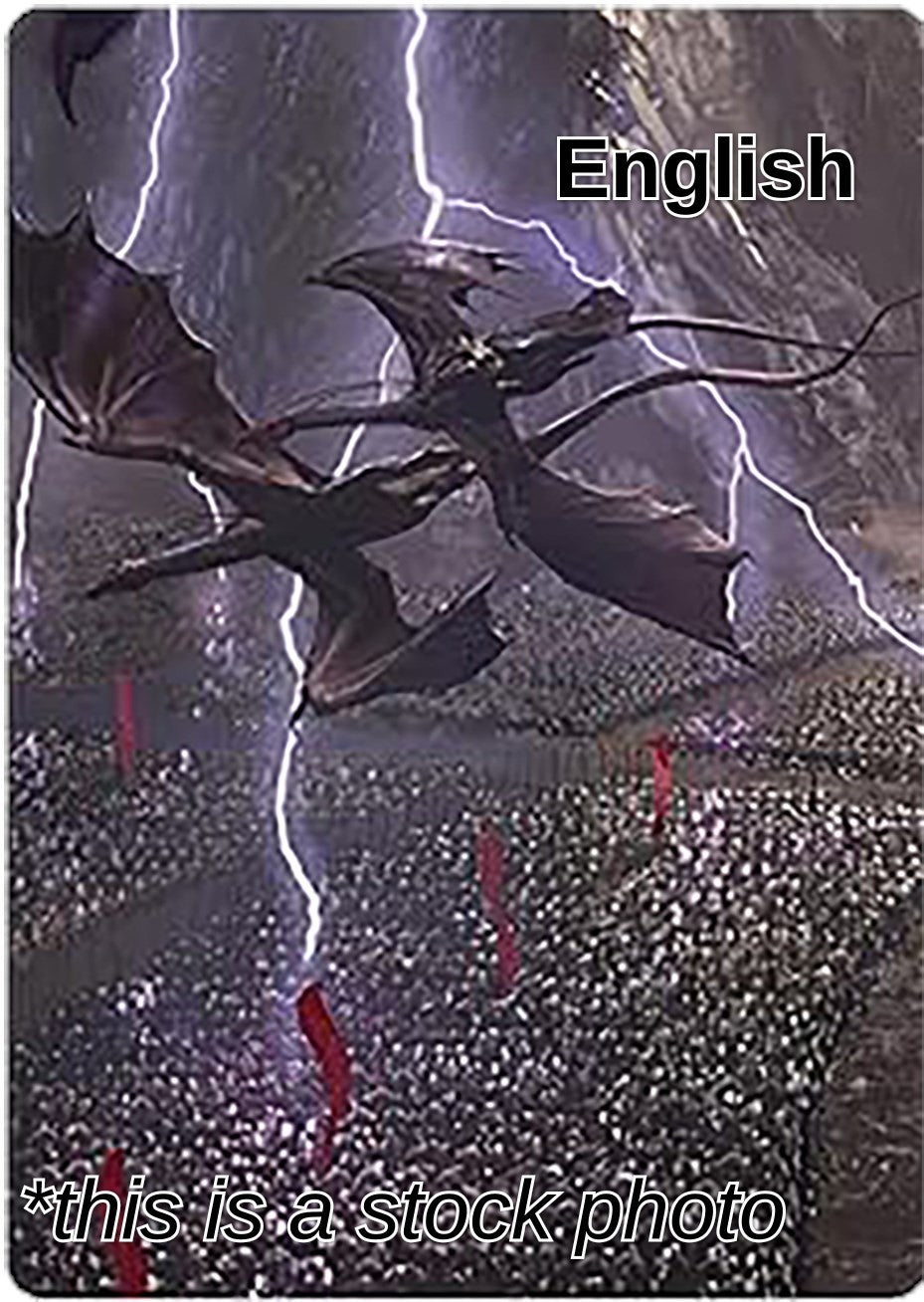 Mordor on the March Art Card