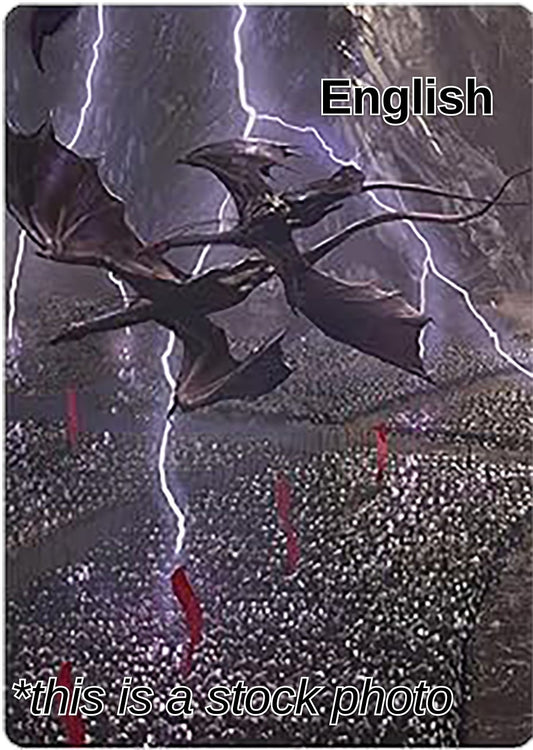 Mordor on the March Art Card