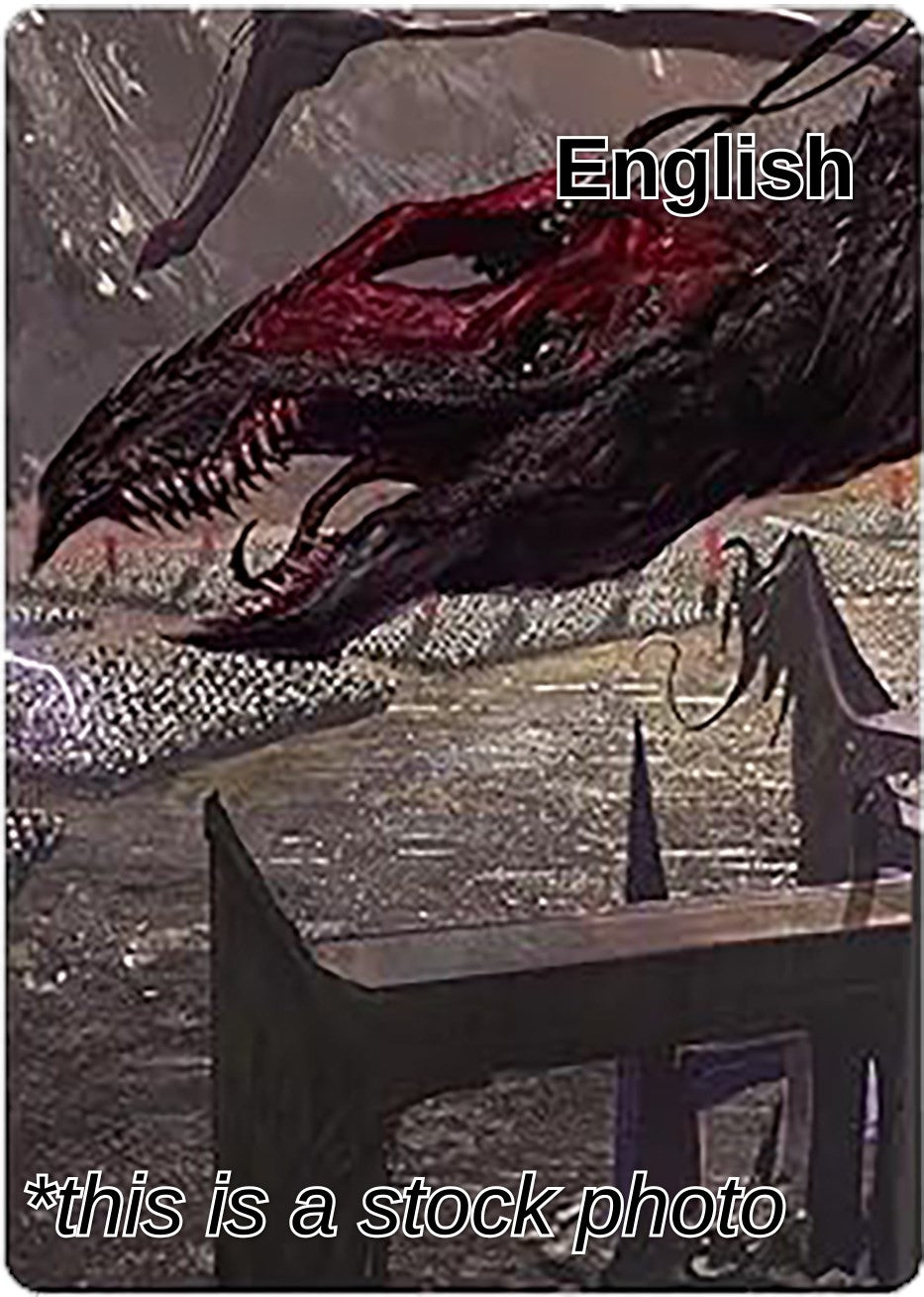 Fell Beast of Mordor Art Card