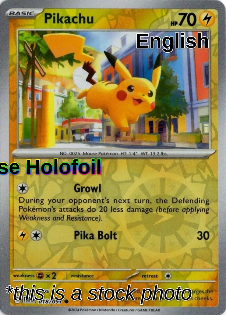 Pikachu - 018/091