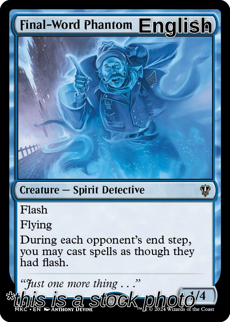 Final-Word Phantom