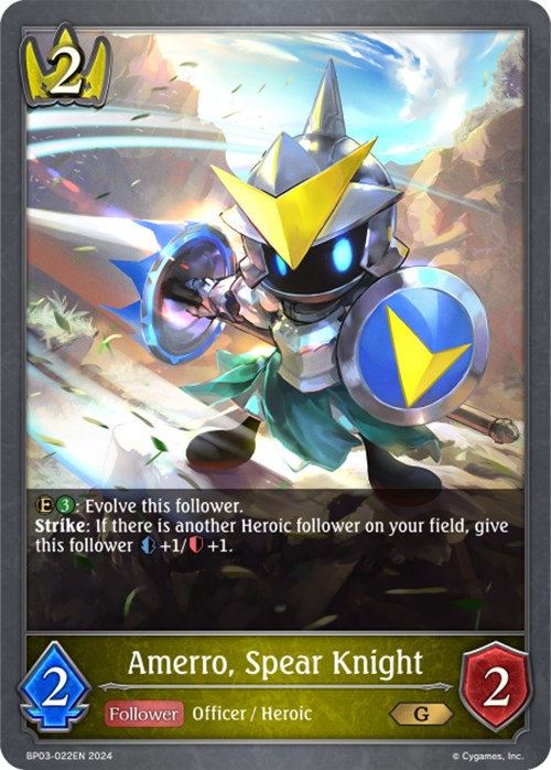 Amerro, Spear Knight [BP03 - BP03-022EN]