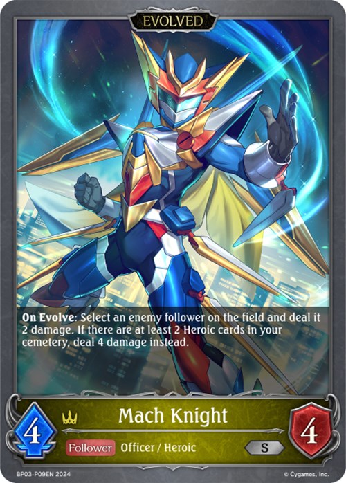 Mach Knight - P09EN (Foil) [BP03 - BP03-P09EN - Premium] - BP03: Flame of Laevateinn