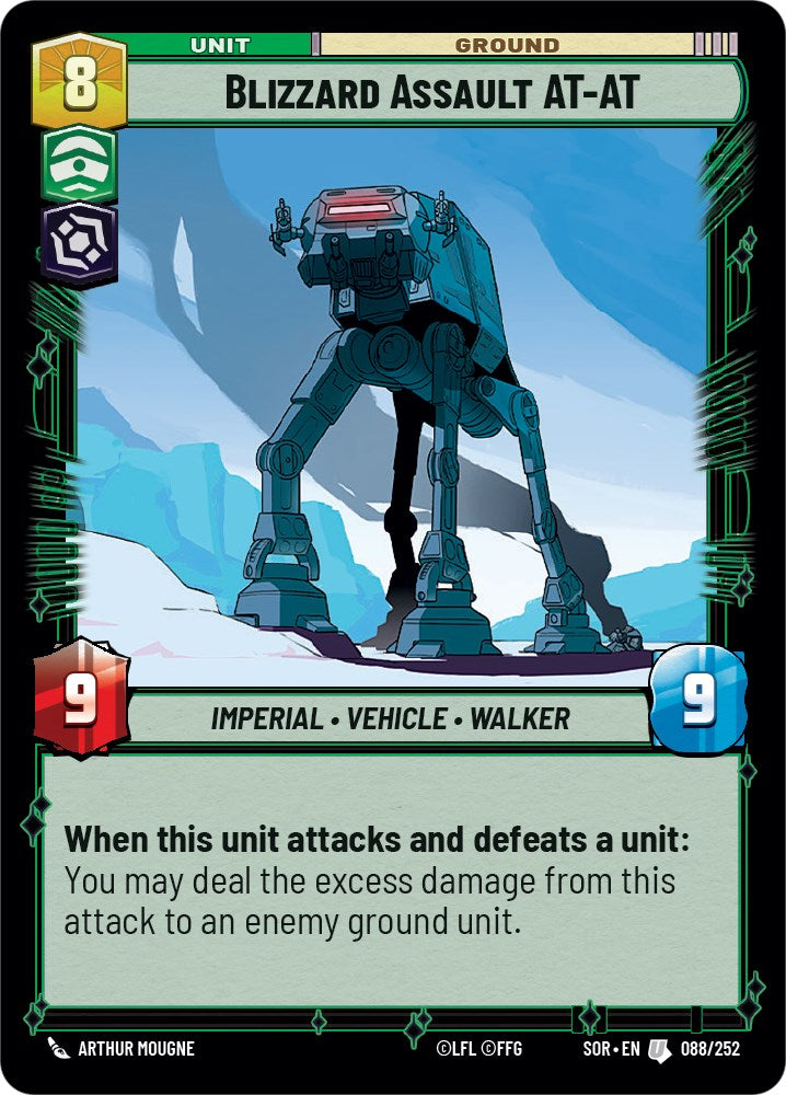 Blizzard Assault AT-AT [SOR - 088/252 Uncommon] - Spark of Rebellion