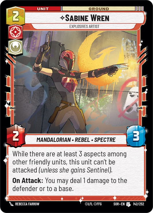 Sabine Wren - Explosives Artist (142/252) [Spark of Rebellion]