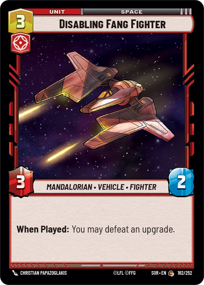 Disabling Fang Fighter [SOR - 162/252 - Common] - Spark of Rebellion