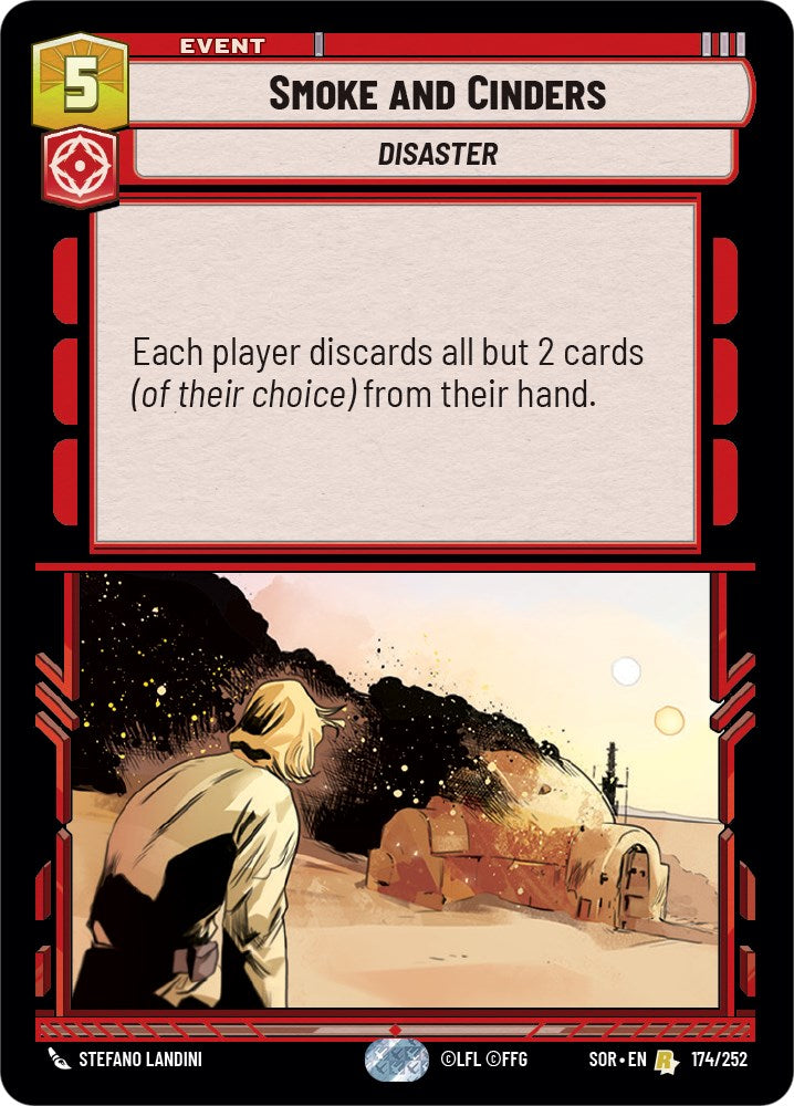 Smoke and Cinders [SOR - 174/252 - Rare] - Spark of Rebellion