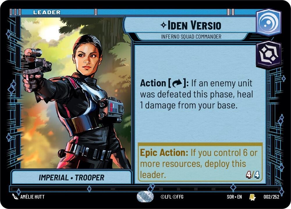 Iden Versio - Comandante della Squadra Inferno [SOR - 002/252] - Scintilla di Ribellione